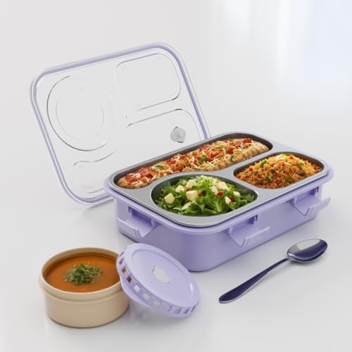 Clazkit Lunch Box 3 Compartment