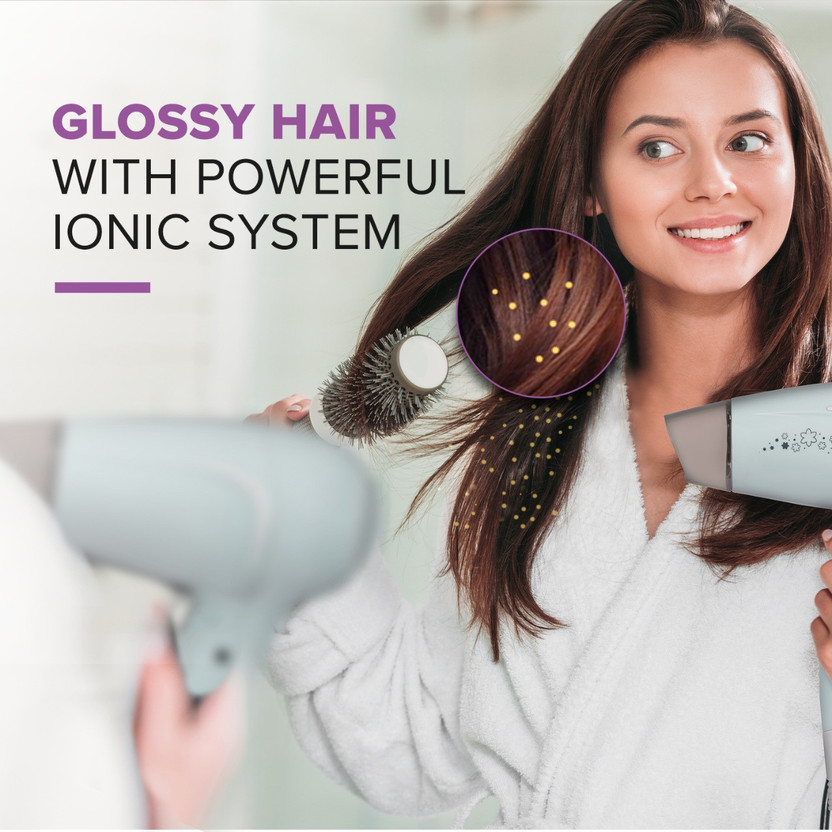 Syska HD1625 Hair Dryer (1600 W, Grey) - Image 5