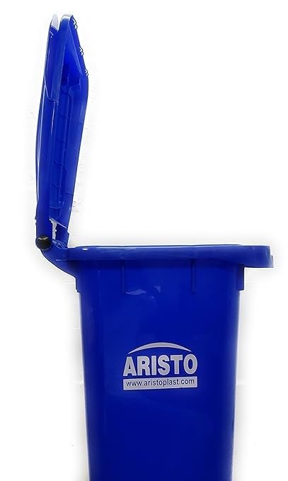 Aristo Manual-Lift Garbage Waste Dustbin with Out Wheel 90 L (blue/blue) - Image 4