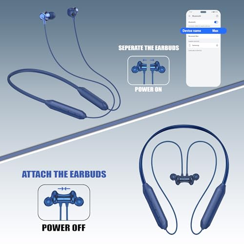 Kratos Blue Bluetooth Neckband