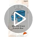MILTON Graze Big Lunch Box, 2 Round Inner Steel Microwave Safe Containers 450 ml Each with Insulated Bag, Odour Proof, Tiffin for Office Men, Women, Leak-Proof Containers, Easy to Carry, Blue - Image 2