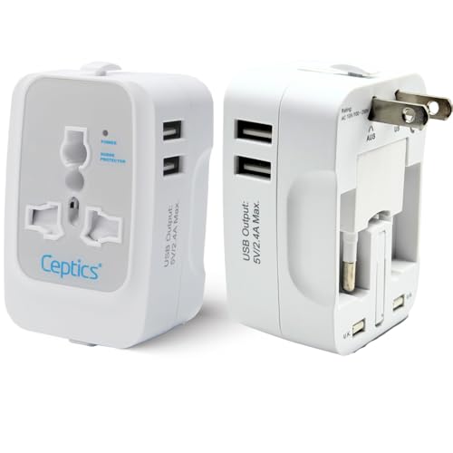 Ceptics Universal Japan Travel Adapter