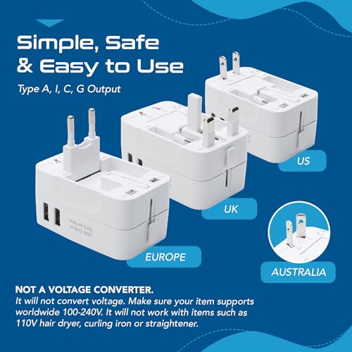 Ceptics Universal Japan Travel Adapter
