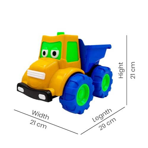 ToyBharat Mr Dumper Friction Toy Truck – Realistic Multicolour Construction Vehicle for Kids 1–6 Years, Safe & Durable - Image 2