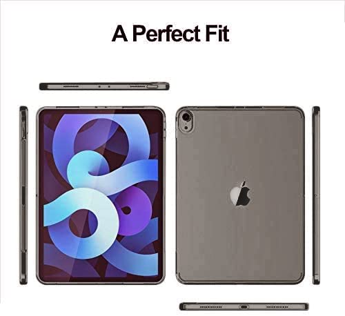 MOCA TPU Back Case Cover for iPad Air 11 M2 2024 / iPad Air 5th 4th Generation iPad 10.9 inch [Pencil Charging] Slim Clear TPU Protective Shell - Image 3