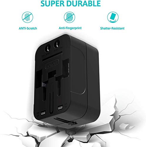 rts USB Universal Travel Adapter