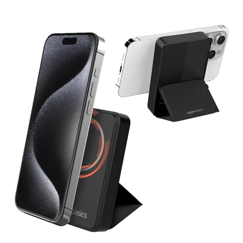 Amazon Basics 10,000mAh 15W Wireless Power Bank - Black