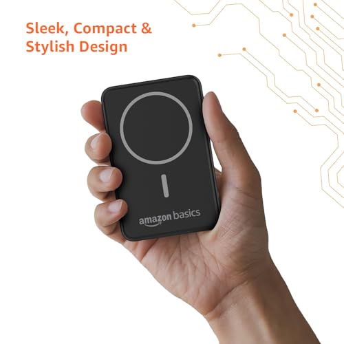 Amazon Basics 10,000mAh 15W Wireless Power Bank - Black - Image 7