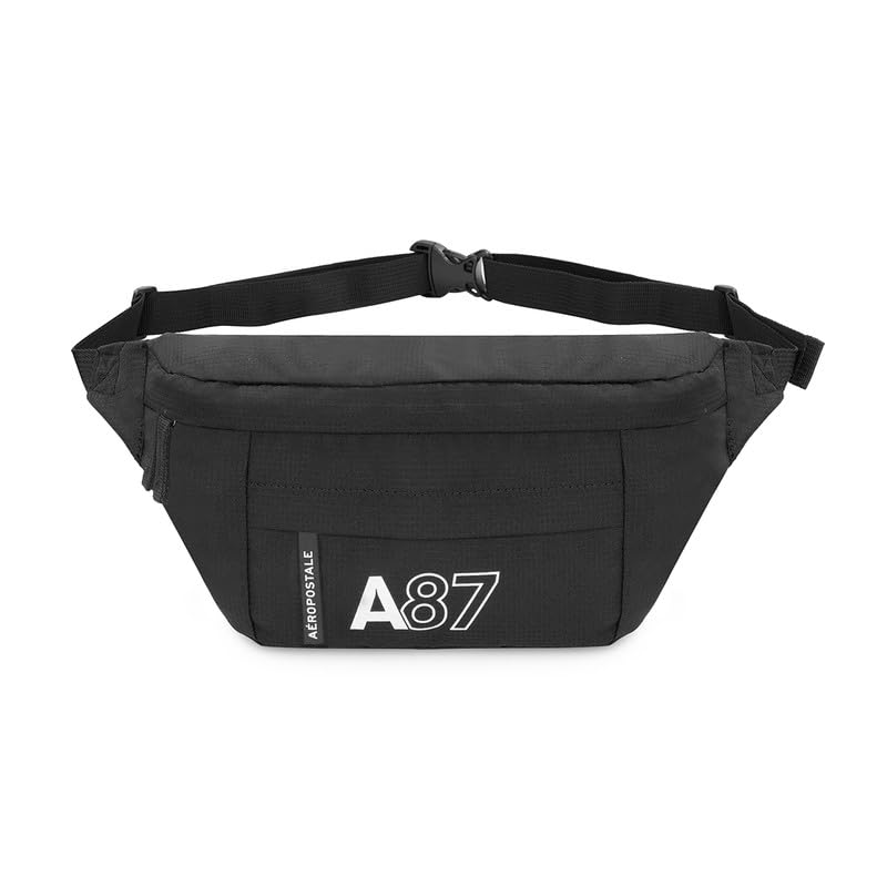 Aeropostale Oliver Unisex Waist Pouch Bags & Cases - Black