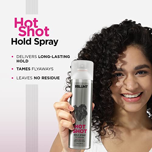 BBLUNT Hot Shot Hold Spray for Instant & Firm Hold - 300 ml - Image 3