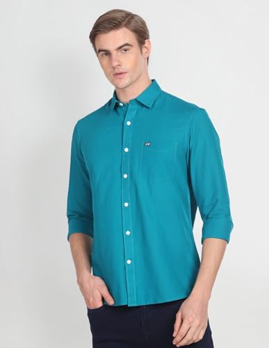 Arrow Sports Solid Cotton Casual Shirt_ASFKOSH2010_42 Grey - Image 2