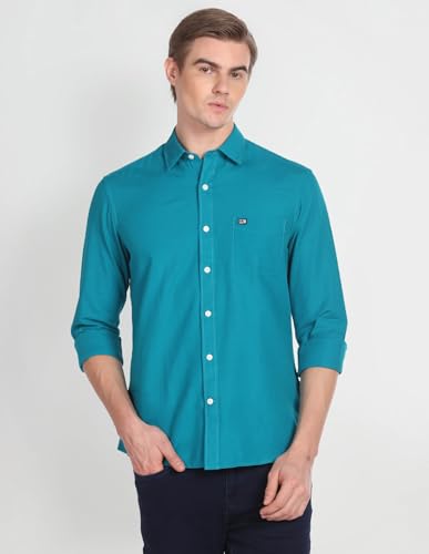 Arrow Sports Solid Cotton Casual Shirt_ASFKOSH2010_42 Grey - Image 5
