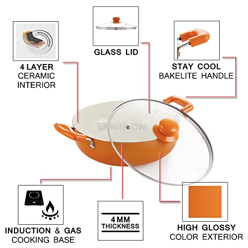NIRLON Ceramic Non Stick Induction