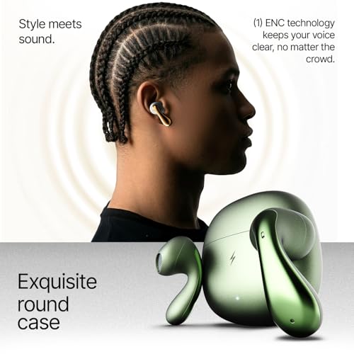 Fire-Boltt Newly Launched Aero Lite TWS Earbuds Custom EQ Wireless Bluetooth 5.4 Music & App Support 50H Playtime Fast Charging Case 50ms Low Latency for Gaming Touch Controls Sage - Image 5