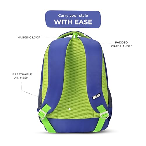 Gear Giant Monster Backpack 15"/20L Small Water Resistant School Bag/Casual Backpack/Daypack/Kids Bag for Boys/Girls (Blue-Green) - Image 7
