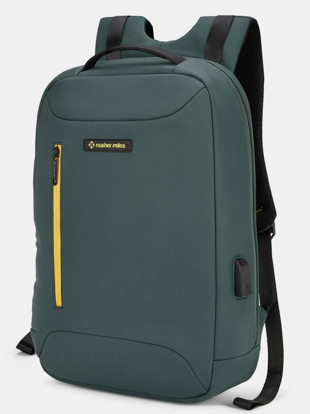 SKYBAGS Small 17 L Backpack Lit 17L Daypack Grey (Green, Yellow) - Image 8