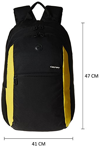 Gear Basic 47 cms Sport Black Casual Backpack (BKPECONO10112) - Image 2