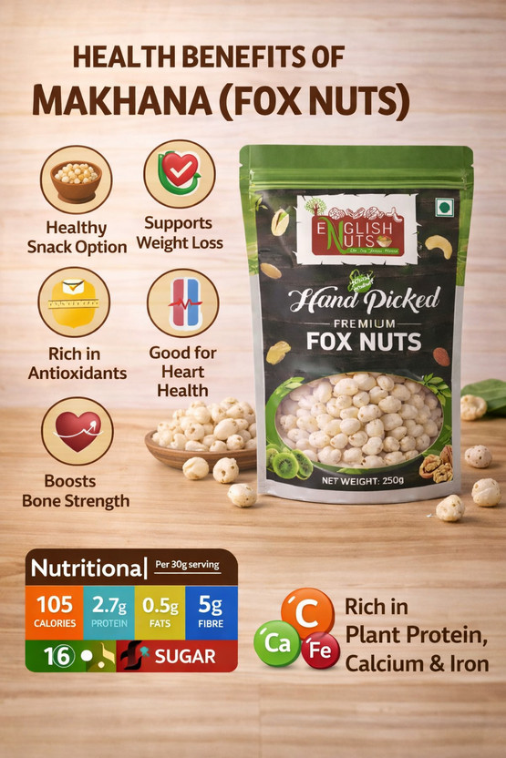 ENGLISH NUTS 1 Kg Makhana