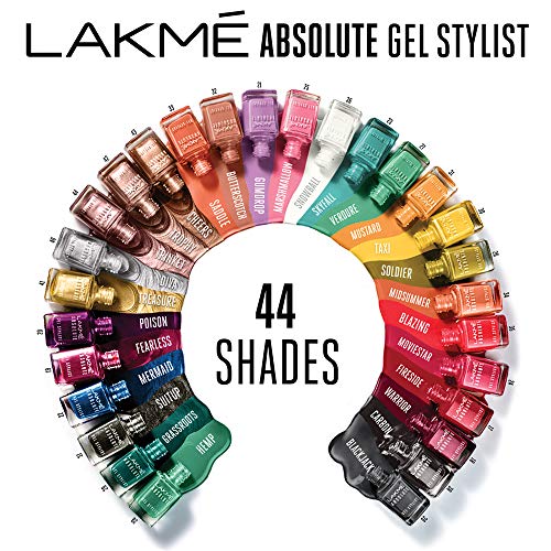 Lakmé Absolute Gel Stylist Nail Color, Scarlet Red, 12 ml - Image 6