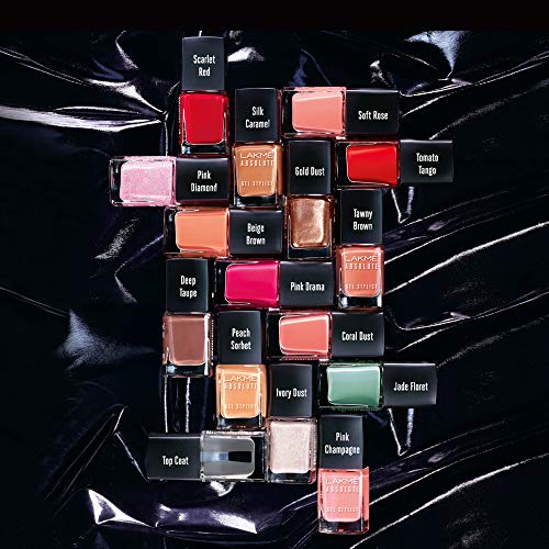 Lakmé Absolute Gel Stylist Nail Color, Scarlet Red, 12 ml - Image 7