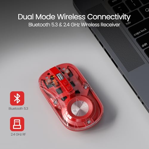Portronics Toad 8 Transparent Wireless