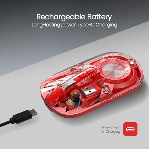 Portronics Toad 8 Transparent Wireless