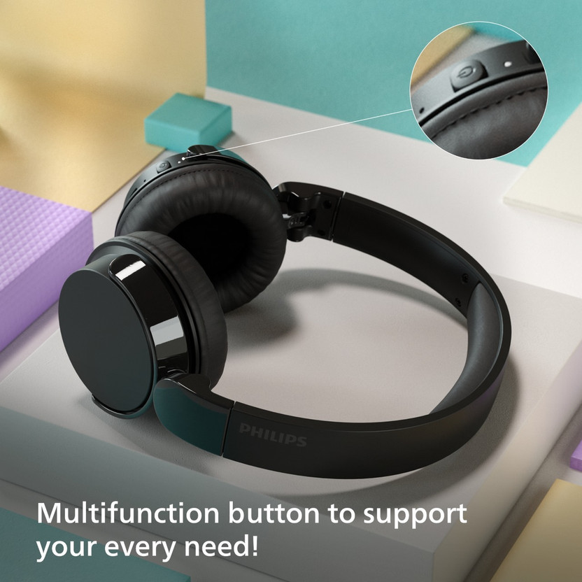 PHILIPS TAH4209BK/00 Bluetooth Headset (Black, On the Ear) - Image 4