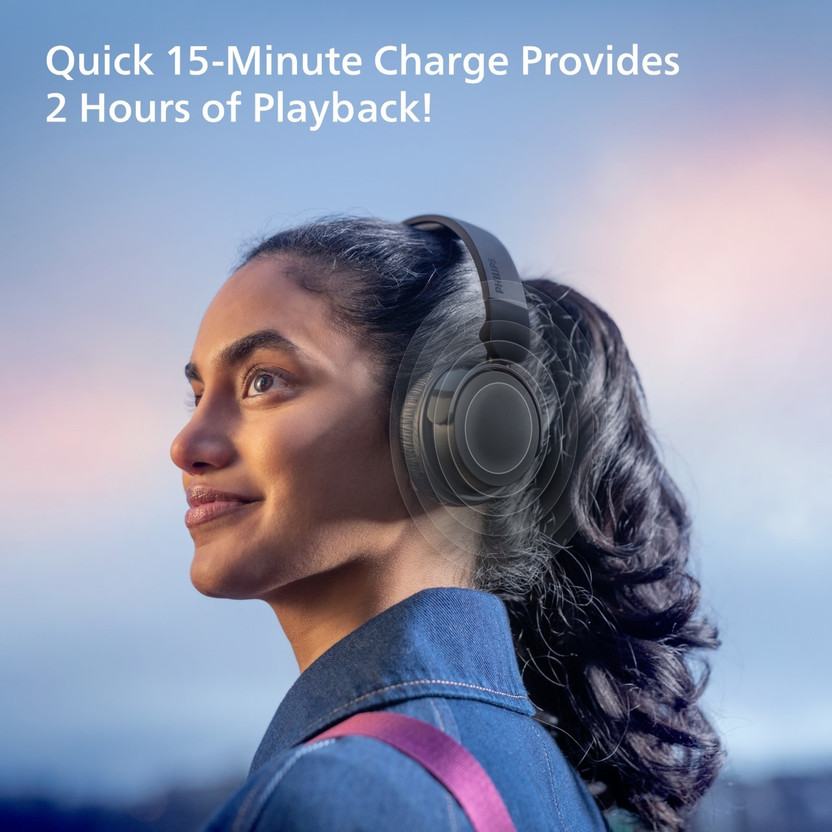 PHILIPS TAH4209BK/00 Bluetooth Headset (Black, On the Ear) - Image 5