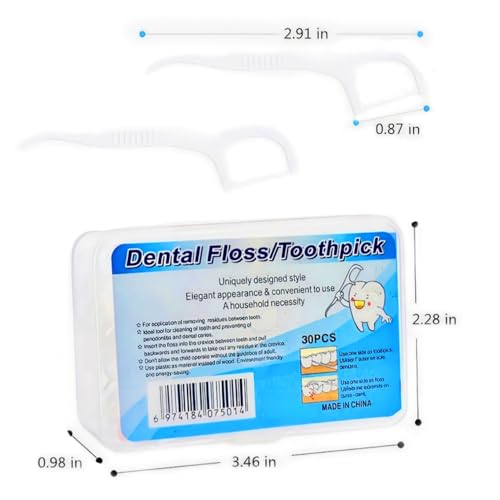 Dental Floss Toothpicks 3-in-1 Teeth