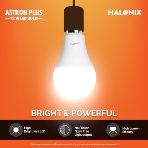 Halonix Astron Star Base B22 12-Watt LED Bulb (Pack of 2, Cool White) - Image 3