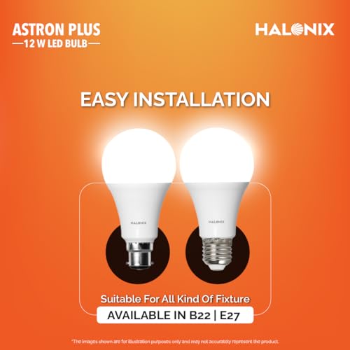 Halonix Astron Star Base B22 12-Watt LED Bulb (Pack of 2, Cool White) - Image 5