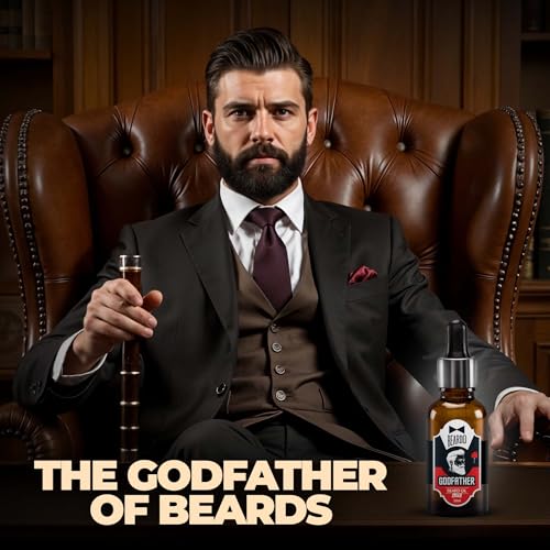 BEARDO Godfather Combo Beard Oil and Beard Wash For Men | Nourishment Cleanses | Purifying & Hydrating Skin Cleaner With Avocado, Argan Oil | Shiny Patchy & Fast Beard Growth | Rakhi Gift for Brother | Gift for Brother - Image 4
