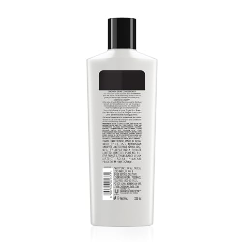 TRESemme Smooth Shine Conditioner 335ml With Vitamin H and Silk Protein | Salon-Smooth Silky Hair| Shiny and Smooth Hair | Intense Hydration - Image 3