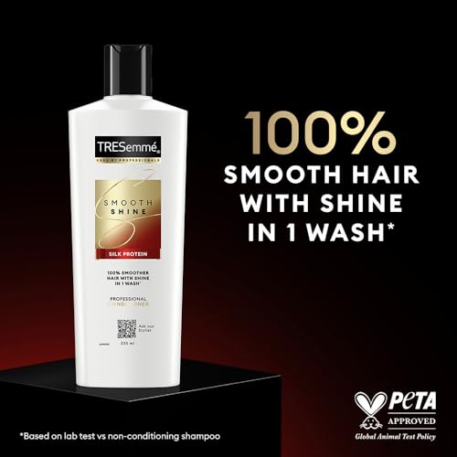 TRESemme Smooth Shine Conditioner 335ml With Vitamin H and Silk Protein | Salon-Smooth Silky Hair| Shiny and Smooth Hair | Intense Hydration - Image 6