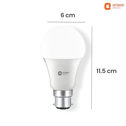 Orient Electric 9W High Glow LED bulb| 180-degree wide beam angle| Voltage surge protection up to 4 kV| 6500K, Cool White| B22d base| Made in India| Pack of 4 - Image 3