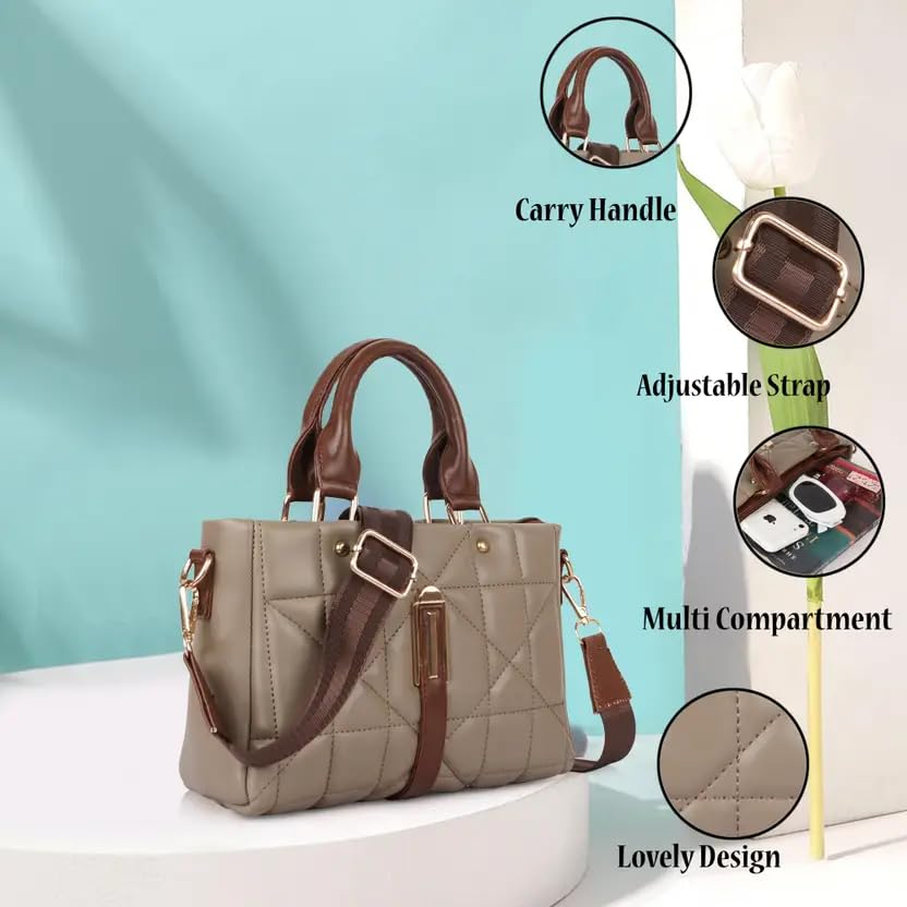 ROSS BROWN Women's Girls Mini Quilted Cross Body Sling Bag with Height Adjustable Belt-Mini - Image 4