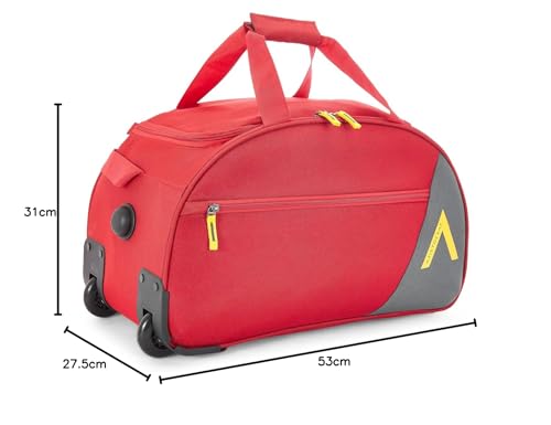 Aristocrat Spark 62Cm Polyester Medium Red Duffle Bag, 30 Cm - Image 3