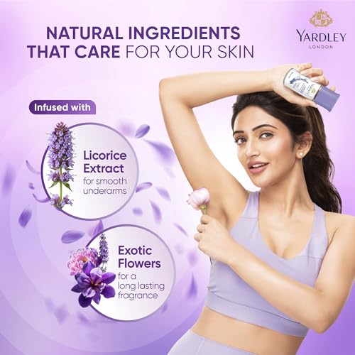 Yardley London English Lavender Underarm Deodorant Roll On | With Licorirce Extract & Floral Extracts | Smooth & Eventoned Underarms | 72 H Long Lasting Floral Scent| 0% Alcohol & Dermat Approved | For Women | 50ml - Image 5