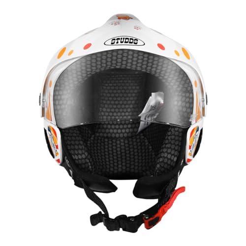 Studds Marshall D2 Open Face Kids Helmet (Boy's, White - XXXS) - Image 3