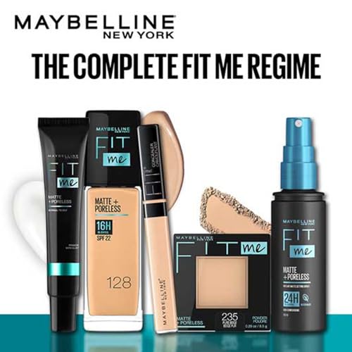 Maybelline New York Fit Me Matte Poreless Pressed Face Powder. Natural, poreless finish with long-lasting shine control, Pressed Powder that absorbs oil to mattify skin - Natural Buff 230 | 8.5gm - Image 6
