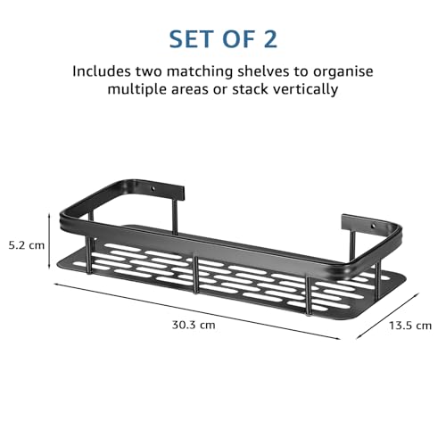 Amazon Basics Self-Adhesive Aluminium Bathroom