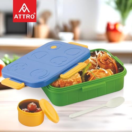 ATTRO TicTac Plastic Lunch Box