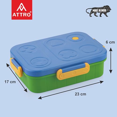 ATTRO TicTac Plastic Lunch Box