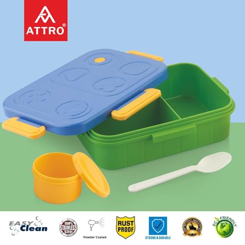 ATTRO TicTac Plastic Lunch Box