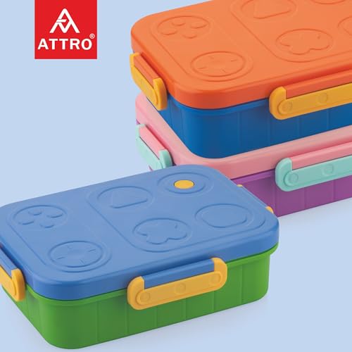 ATTRO TicTac Plastic Lunch Box