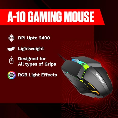 Redgear A-10 Wired Gaming Mouse