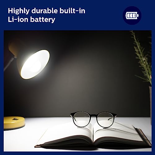Philips 14W Emergency LED Bulb | Stellar Bright B22 Inverter LED Bulb for Power Cuts | Crystal White, Pack of 4 - Image 3