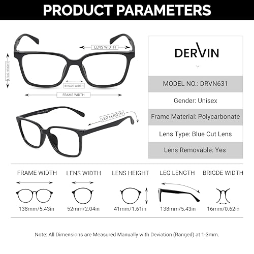 Dervin Blue Light Blocking Glasses