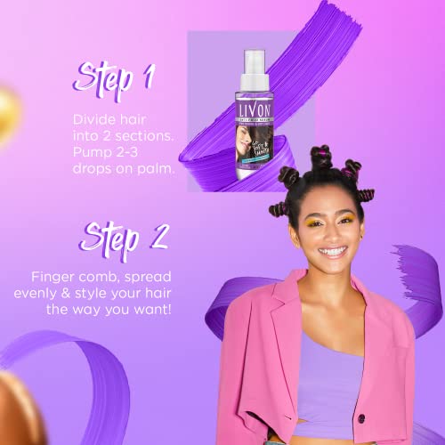 Livon Serum for Women & Men |For Dry & Rough Hair for 24 Hour Frizz-free Smoothness |With Argan Oil & Vitamin E |50 ml - Image 7