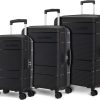 KAMILIANT Hard Body Set of 3 Luggage 8 Wheels - ARMOR - Brown - Image 9